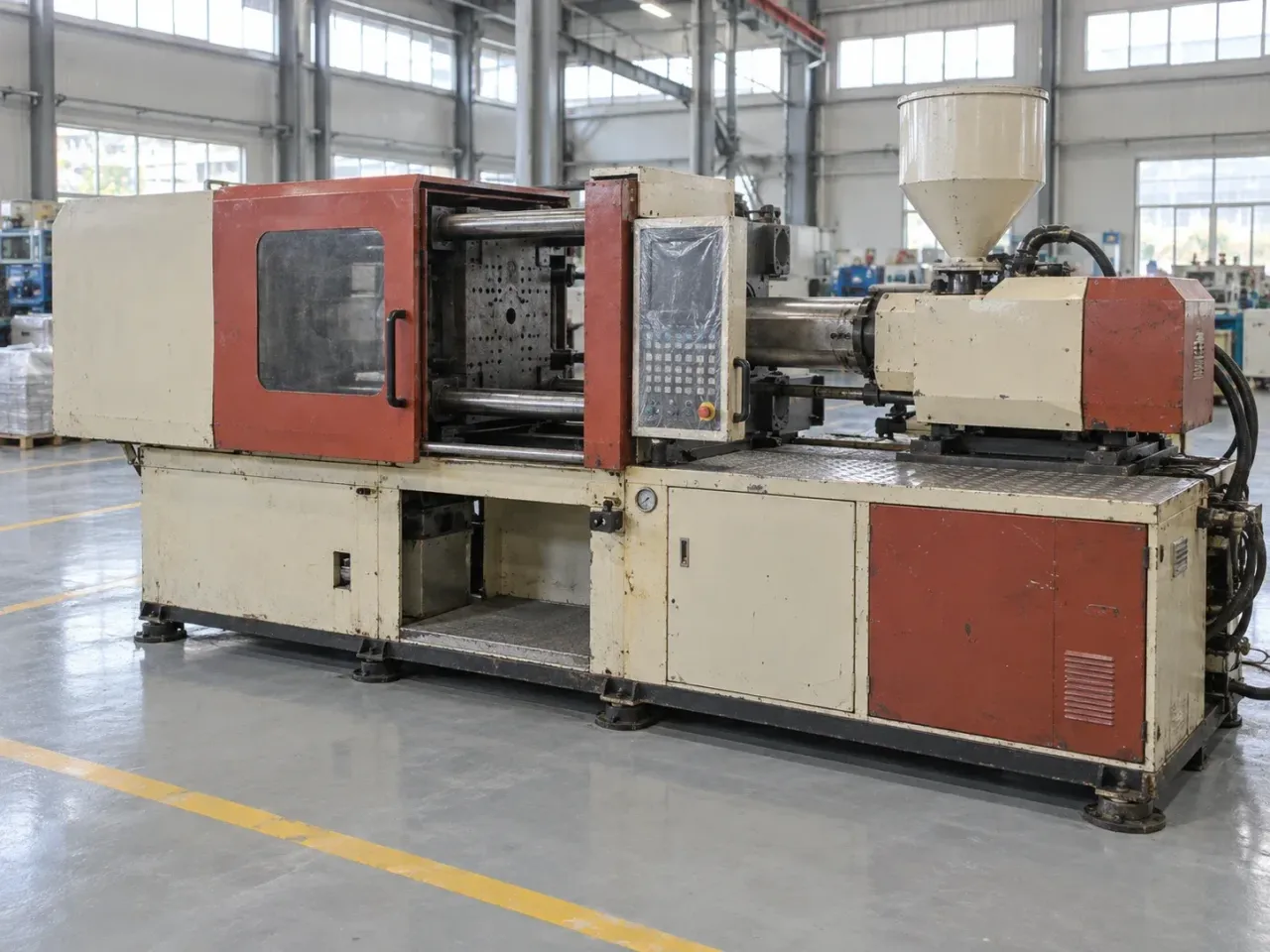 Hydraulic injection molding machine 180 t