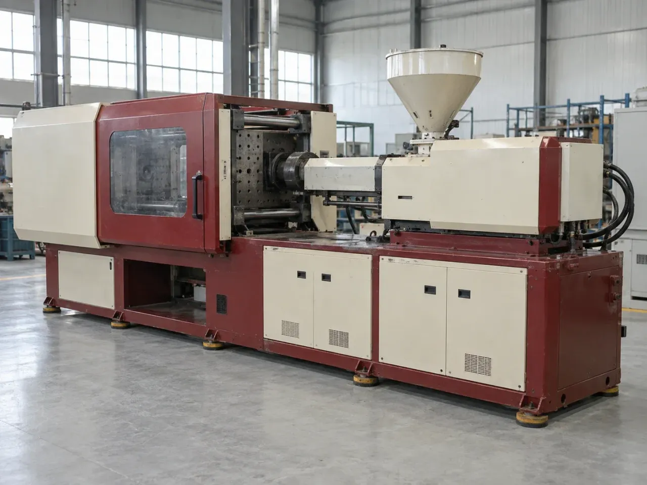 Hydraulic injection molding machine 650 t