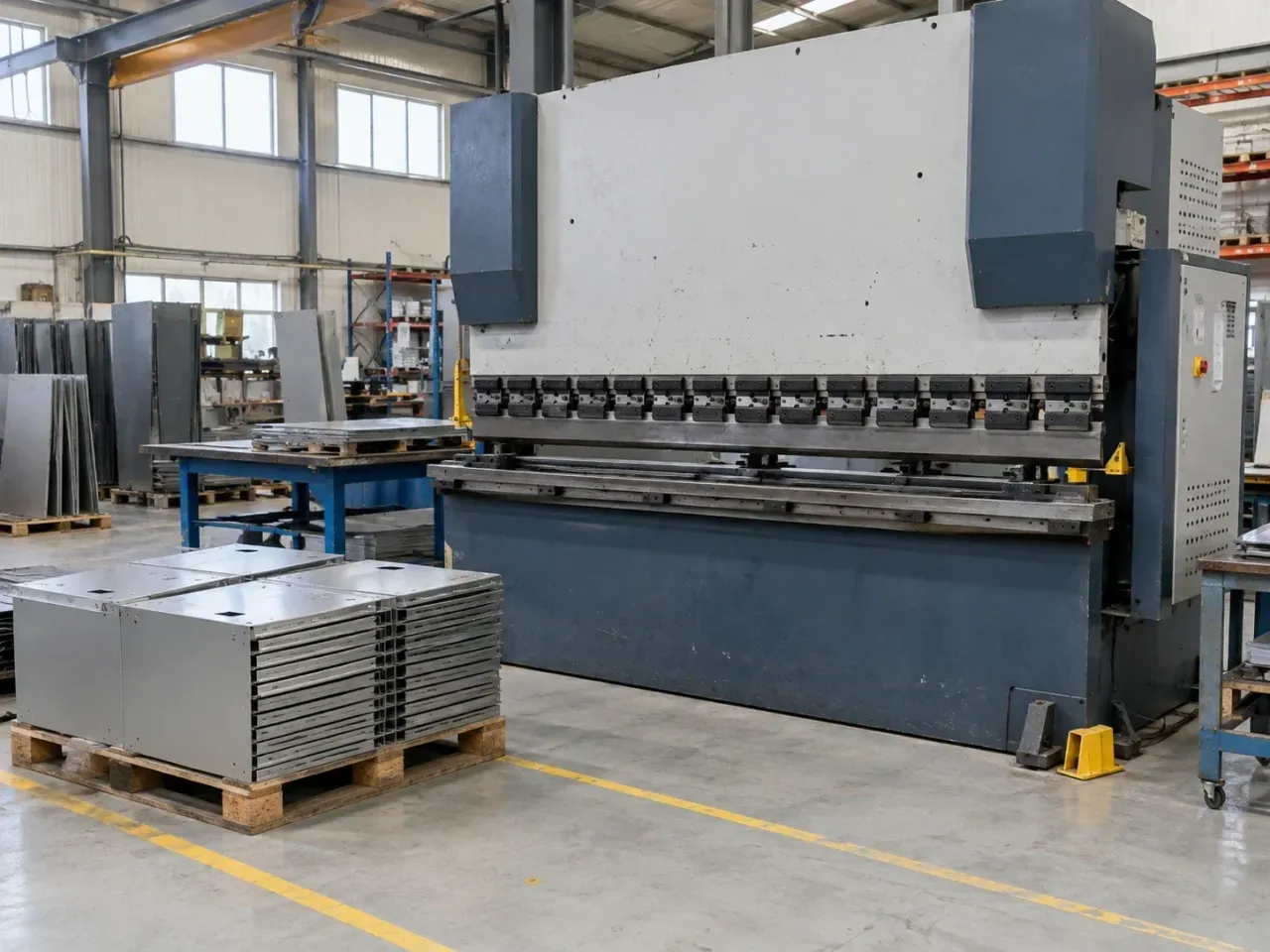 Fiber laser cutting machine 6 kW